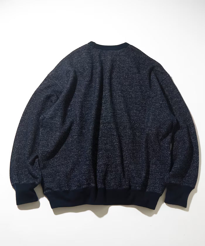 CAHLUMN Merino Wool＋Cotton Loop Back heather Sweatshirt