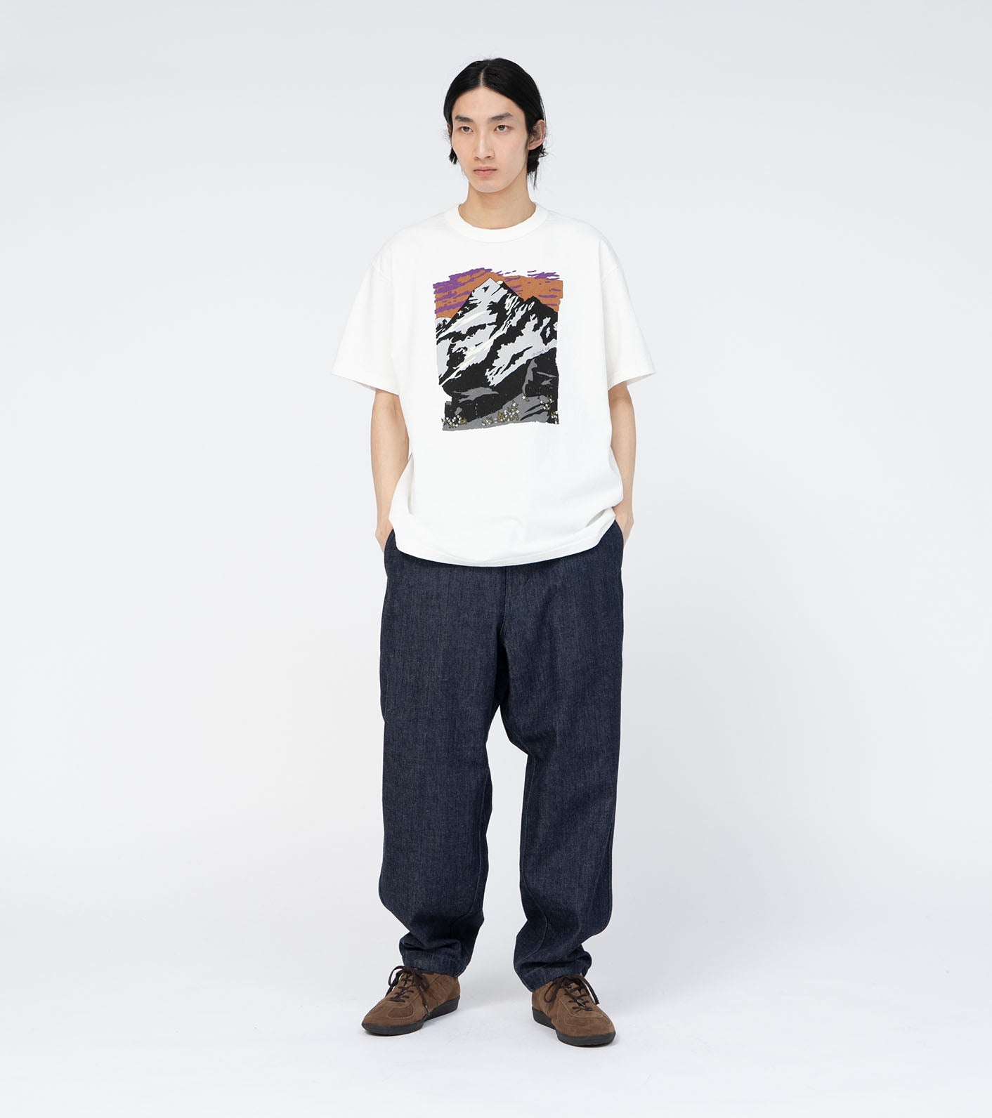 THE NORTH FACE Purple Label x NOMA t.d. 7oz Mountain Graphic Tee