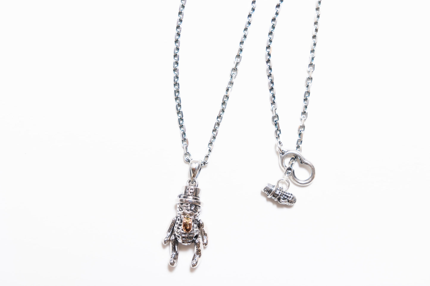 Peanuts&Co TEDDY BEROPEANUTS (silver×K10) + silver chain