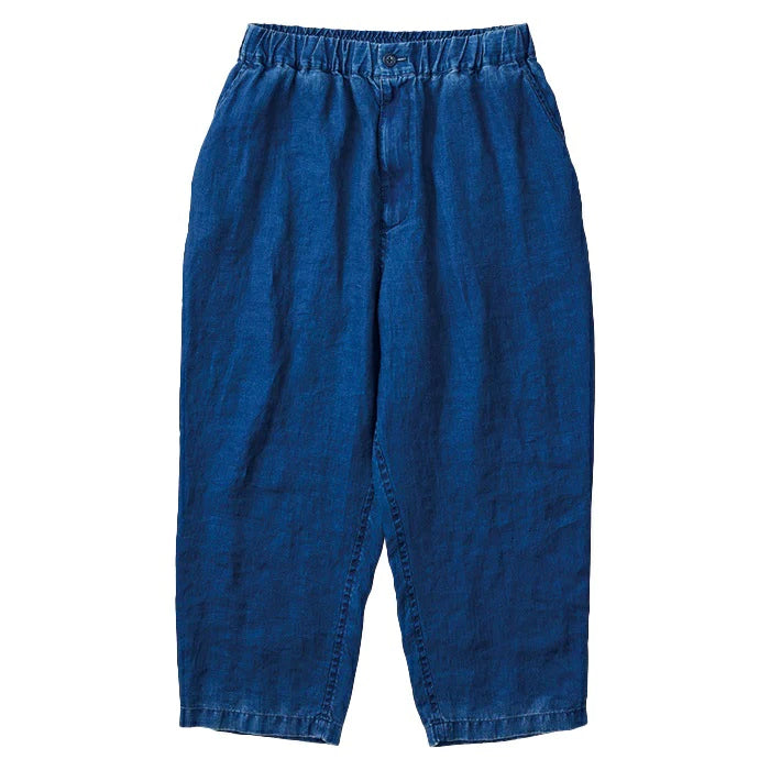 Porter Classic INDIGO LINEN WASY PANTS