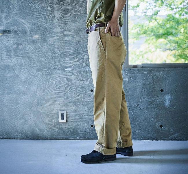orSlow VINTAGE FIT ARMY TROUSER Dark Khaki