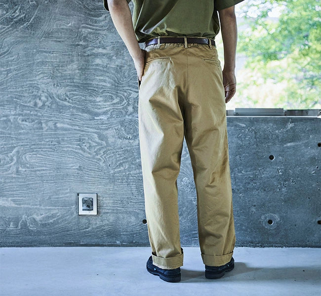 orSlow VINTAGE FIT ARMY TROUSER Dark Khaki