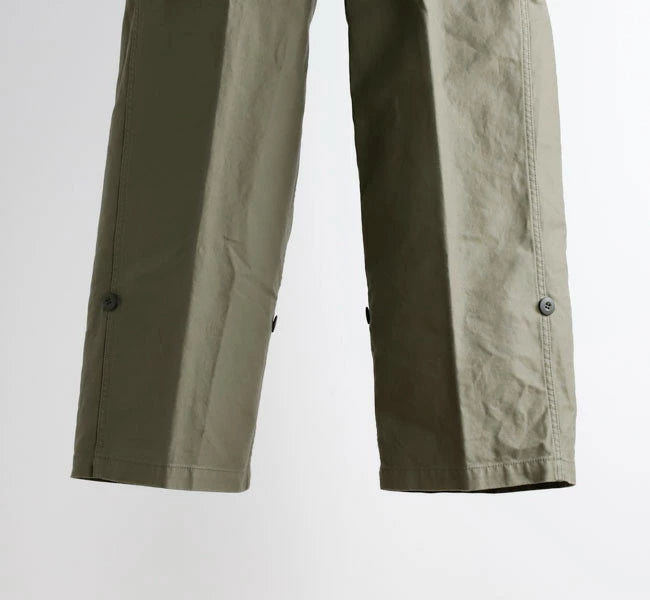 orSlow WIDE FIT CARGO PANTS ARMY GREEN