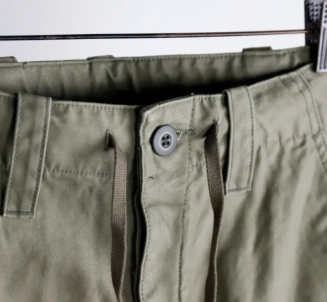 orSlow WIDE FIT CARGO PANTS ARMY GREEN