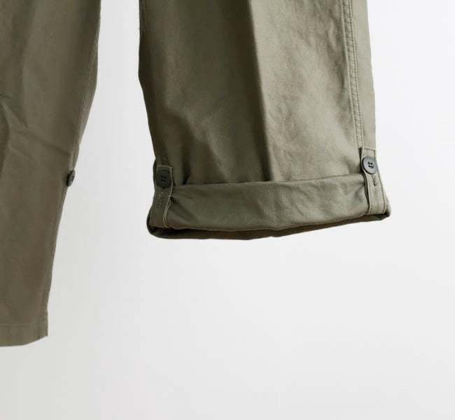 orSlow WIDE FIT CARGO PANTS ARMY GREEN