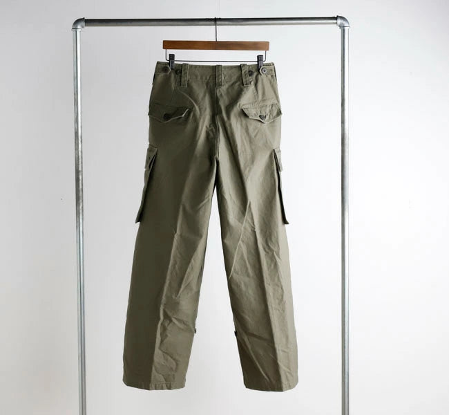 orSlow WIDE FIT CARGO PANTS ARMY GREEN