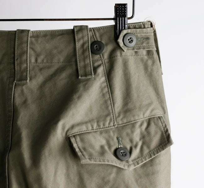 orSlow WIDE FIT CARGO PANTS ARMY GREEN