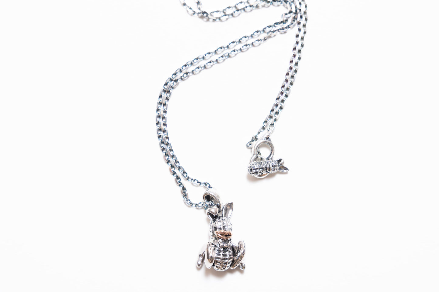 Peanuts&Co TEDDY BUNNYPEANUTS (silver×K10) + silver chain