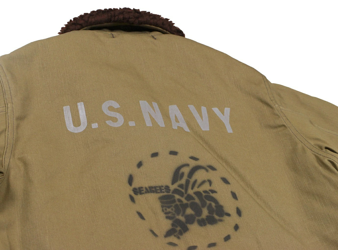 FREEWHEELERS USN GROUND CREW JACKET "Construction Battalion"