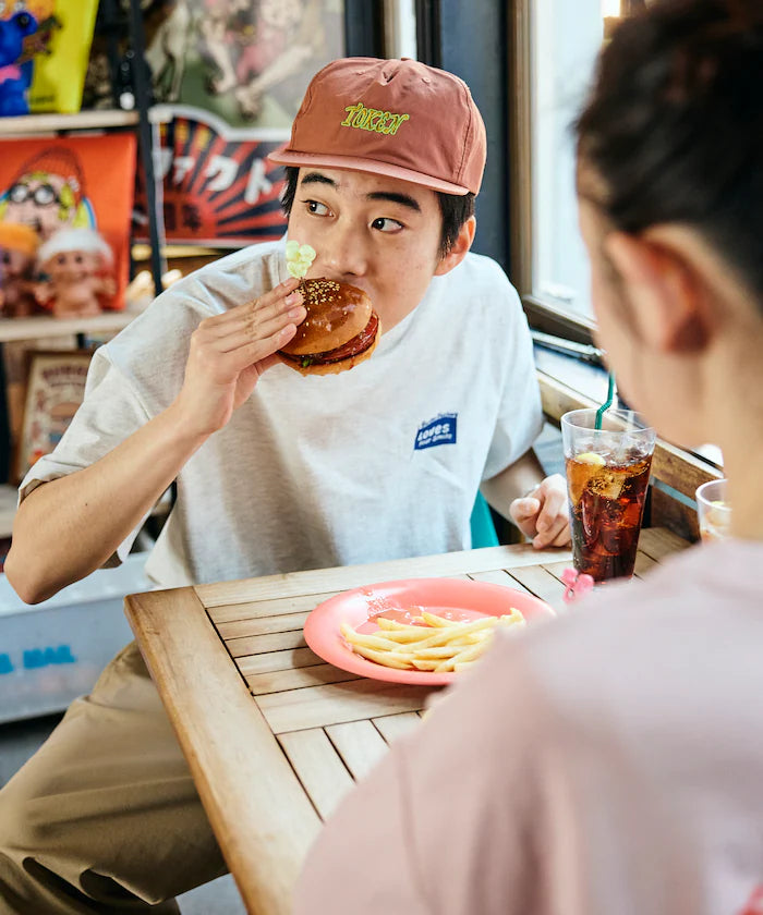 Burger Factory x FREAK'S STORE Burger Factory Special Big Silhouette Back Print Crew Neck T-shirt