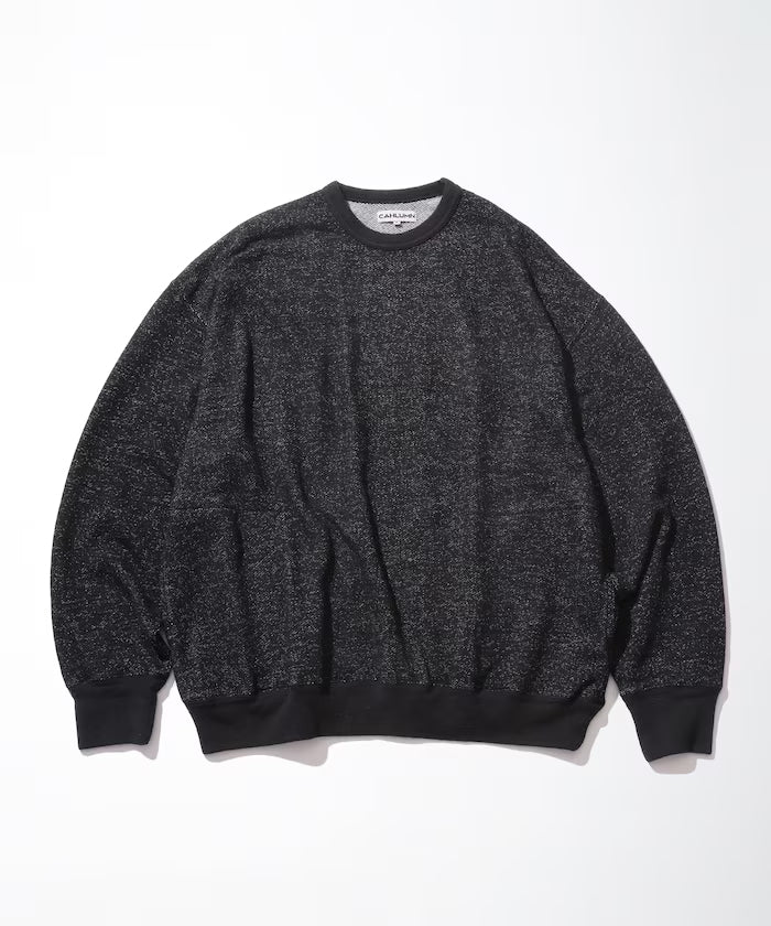 CAHLUMN Merino Wool＋Cotton Loop Back heather Sweatshirt