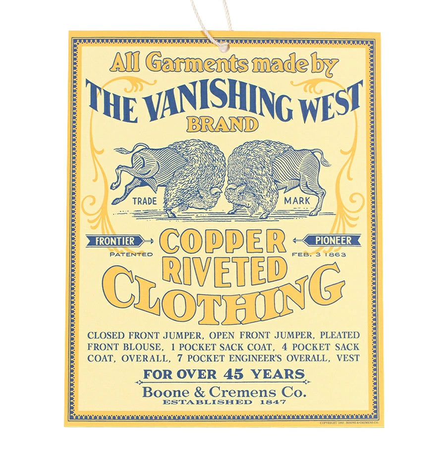 FREEWHEELERS THE VANISHING WEST "Lot 504XX 1900" CLOSED FRONT JUMPER