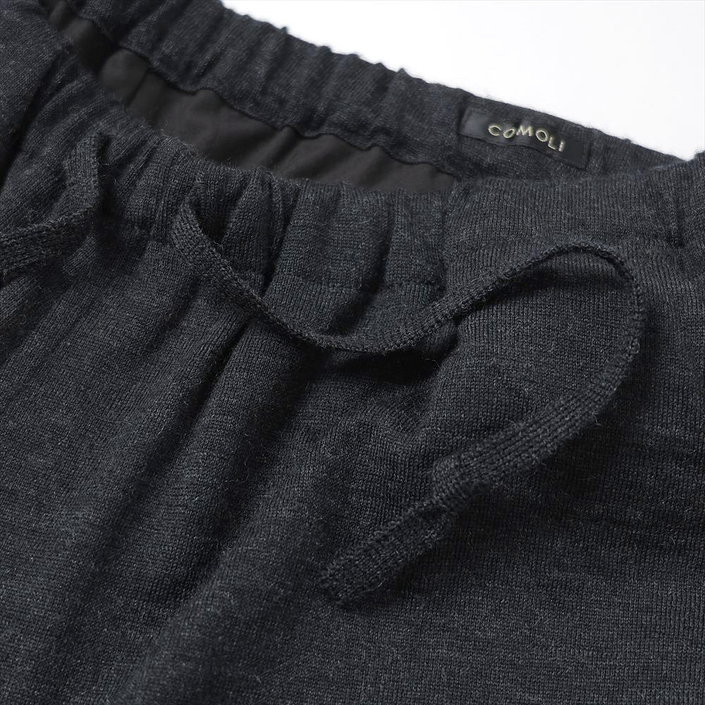 COMOLI Wool Knit Tapered Pants