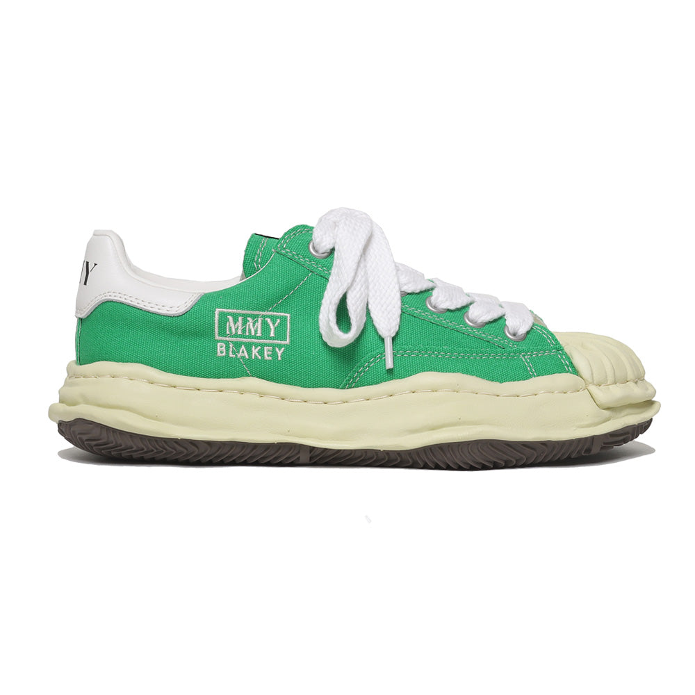 Maison MIHARA YASUHIRO BLAKEY Low Vintage Original Sole Canvas Lowtop Sneaker GREEN