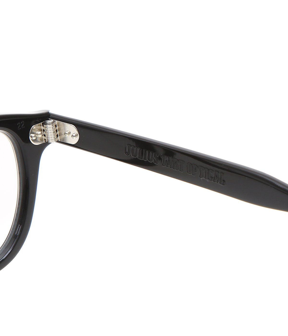 JULIUS TART OPTICAL AR Eyeglass Frame Black