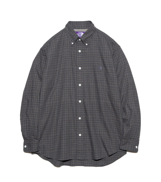 THE NORTH FACE PURPLE LABEL Button Down Tattersall Field Shirt