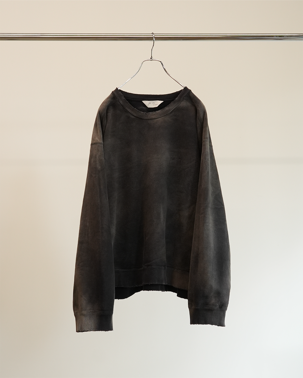 ANCELLM UNEVENNESS SWEAT SHIRT