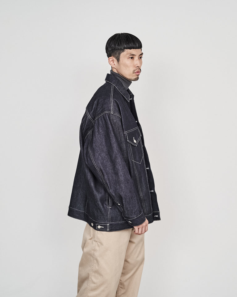 Graphpaper Selvage Denim Trucker Jacket - RIGID – unexpected store