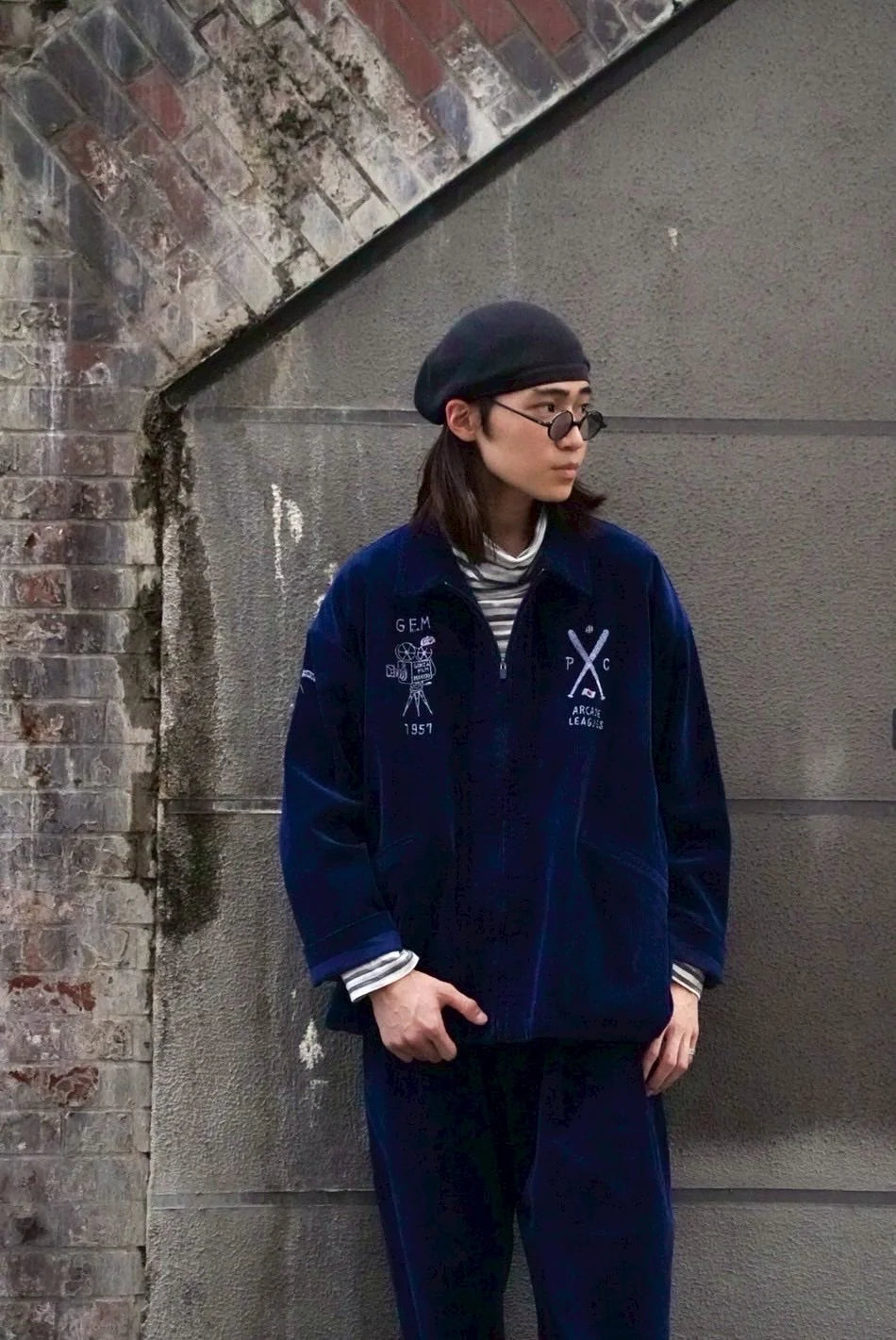 Porter Classic ARTIST BORDER TURTLENECK