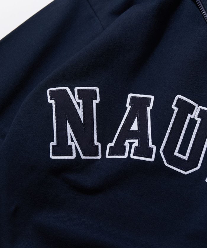 NAUTICA JAPAN Arch Logo Cadet Collar Sweatshirt