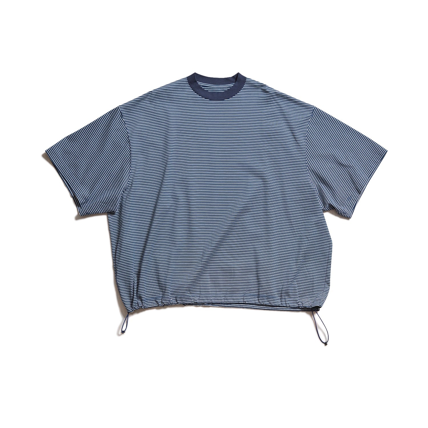 is-ness BALLOON BORDER SHORT SLEEVE