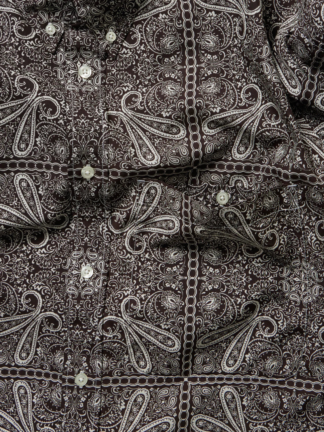 DAIWA PIER39 TECH BUTTON DOWN SHIRTS L/S PAISLEY