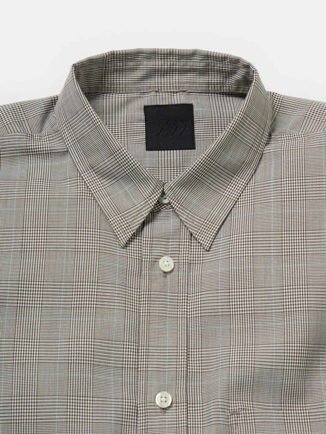 DAIWA PIER39 TECH REGULAR COLLAR SHIRT L/S GLEN CHECK