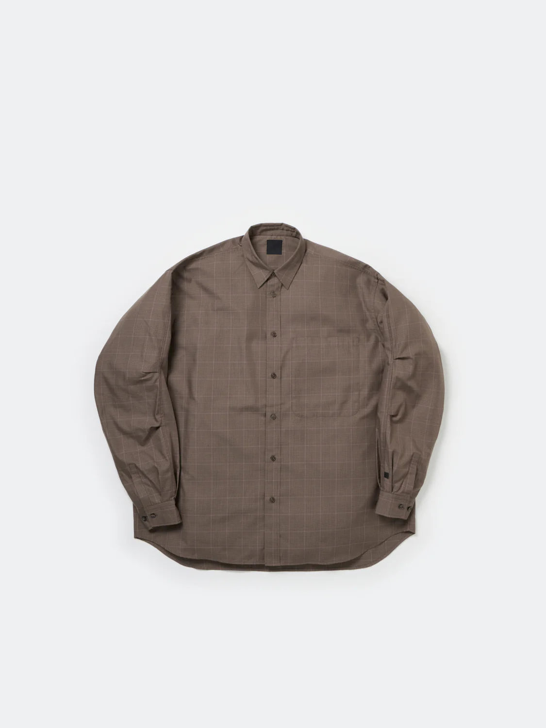 DAIWA PIER39 TECH REGULAR COLLAR SHIRT L/S GLEN CHECK