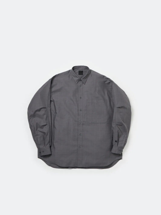 DAIWA PIER39 TECH REGULAR COLLAR SHIRT L/S GLEN CHECK