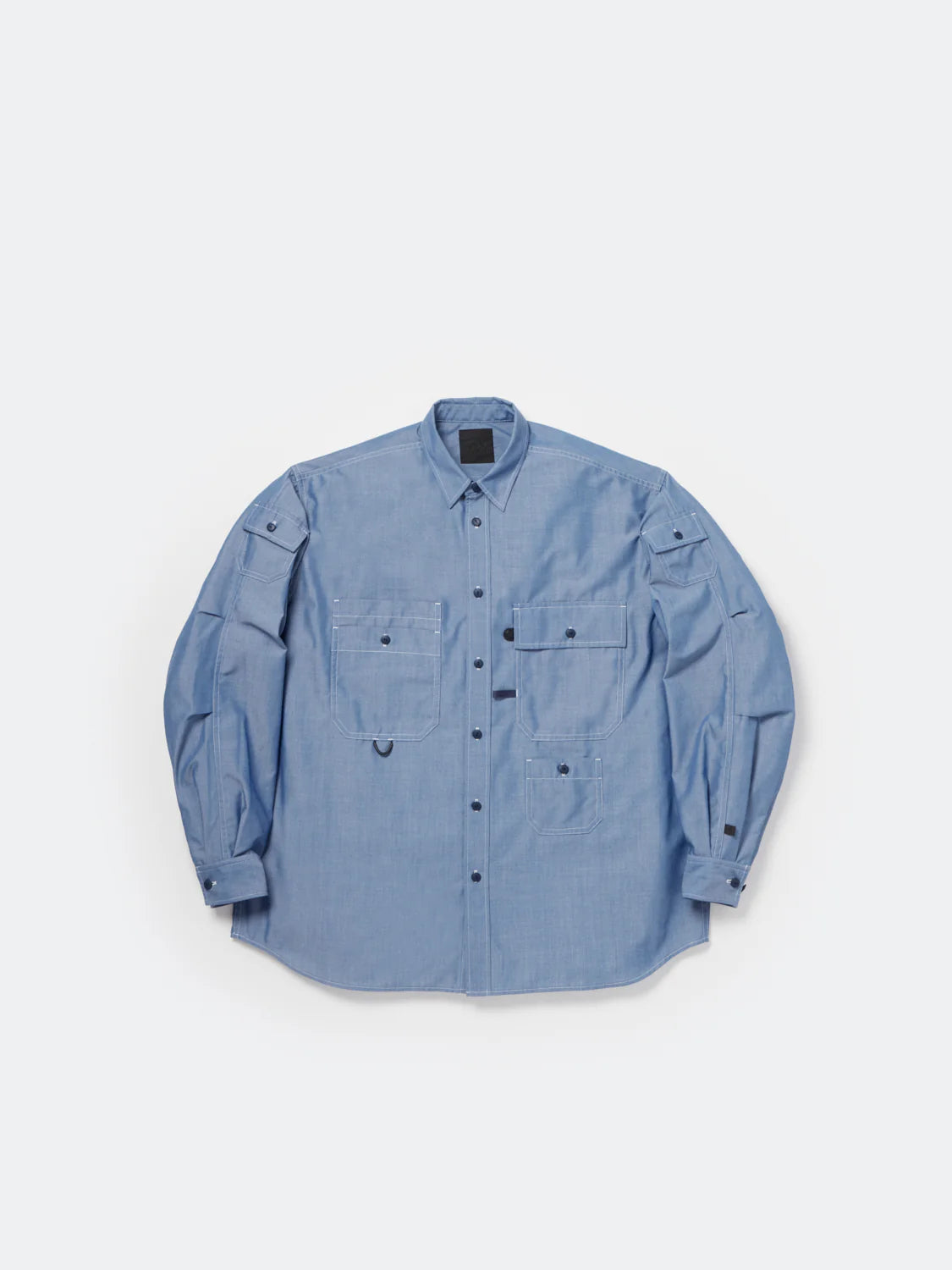 DAIWA PIER39 TECH MULTI POCKET CHAMBRAY SHIRT L/S