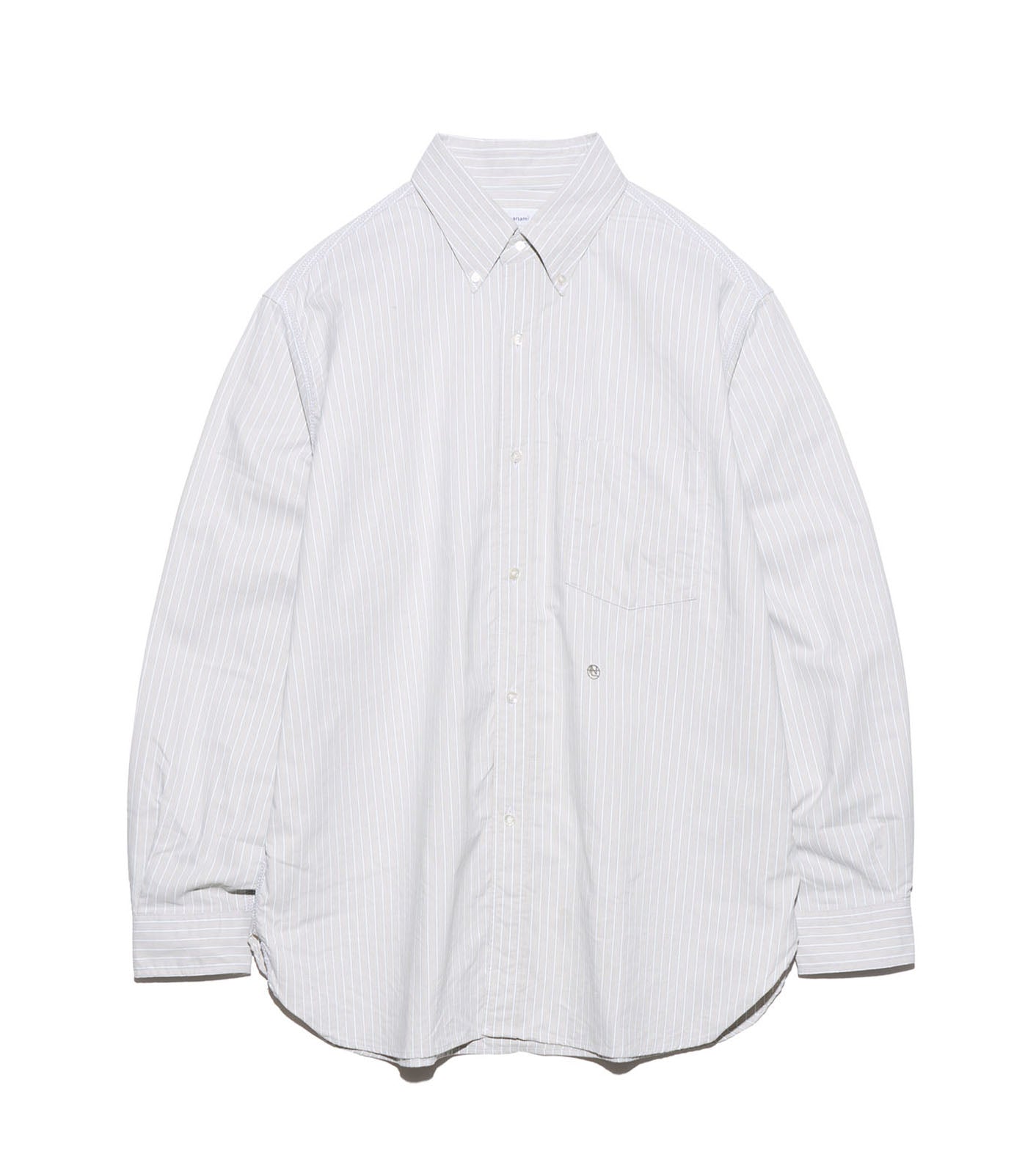 nanamica Button Down Stripe Wind Shirt