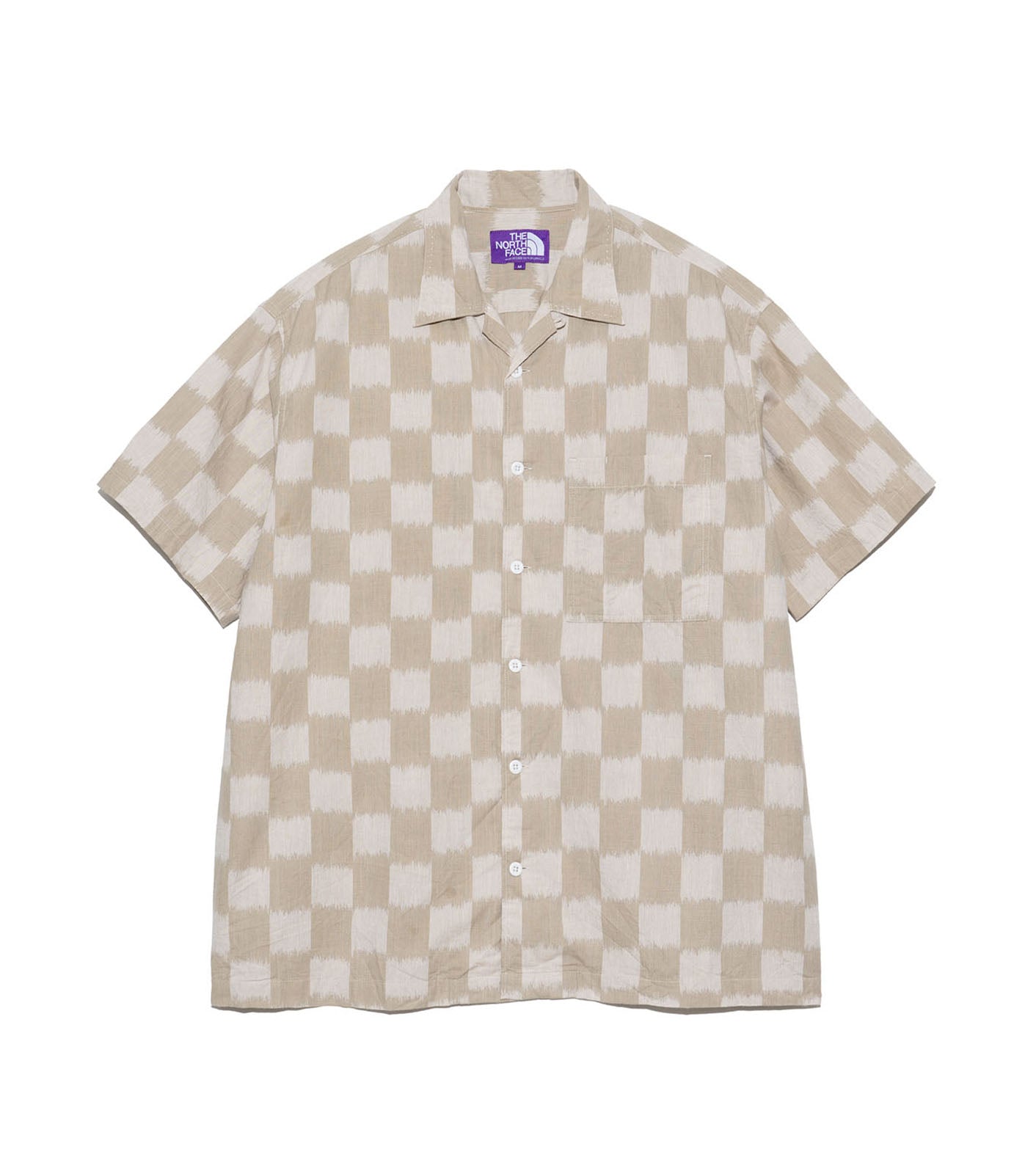 THE NORTH FACE PURPLE LABEL Open Collar Checkerboard Field S/S Shirt