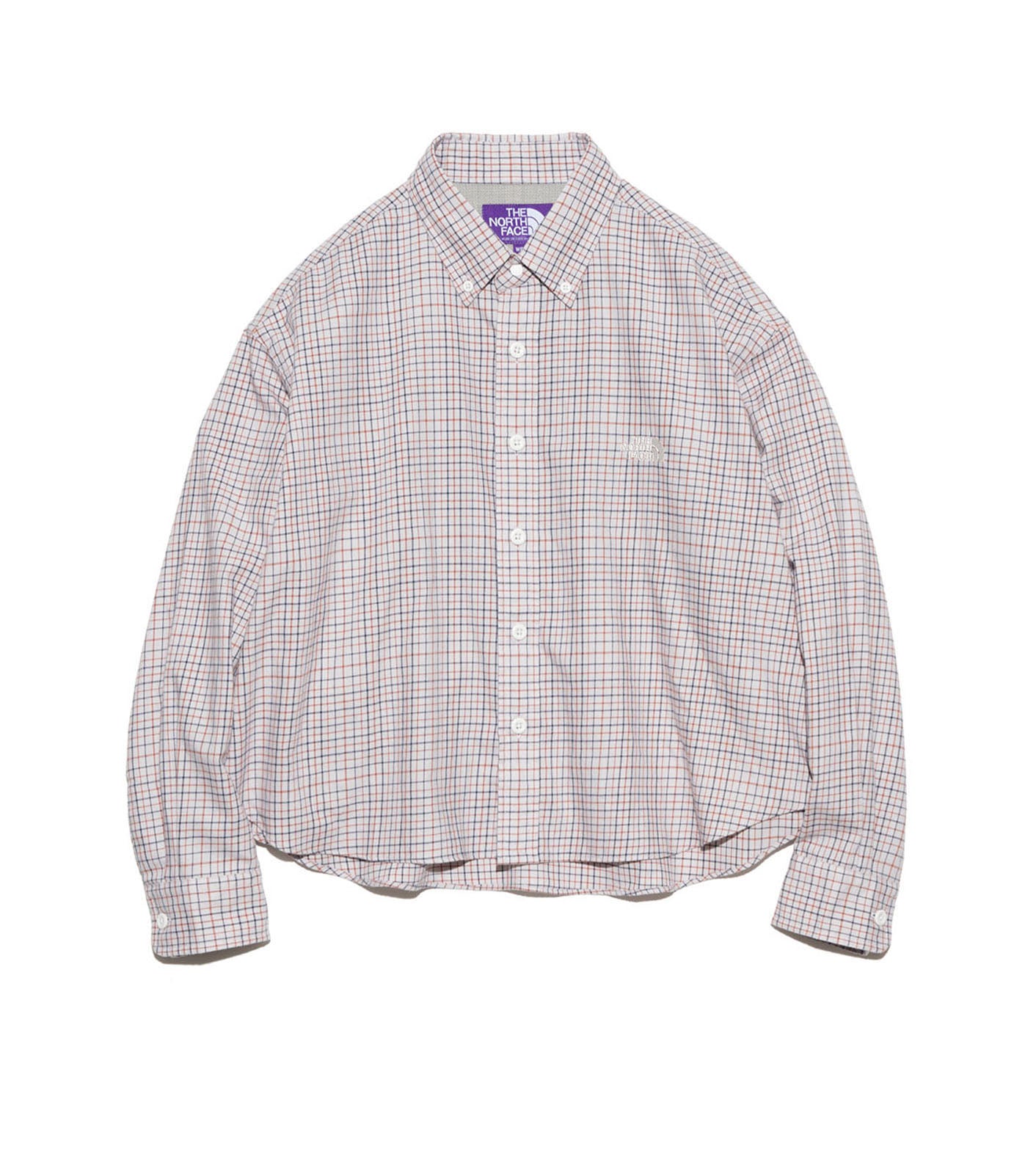 THE NORTH FACE PURPLE LABEL Button Down Tattersall Field Cropped Shirt