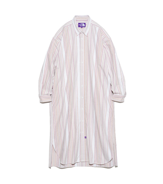 THE NORTH FACE PURPLE LABEL Button Down NP Striped Field Shirt Dress