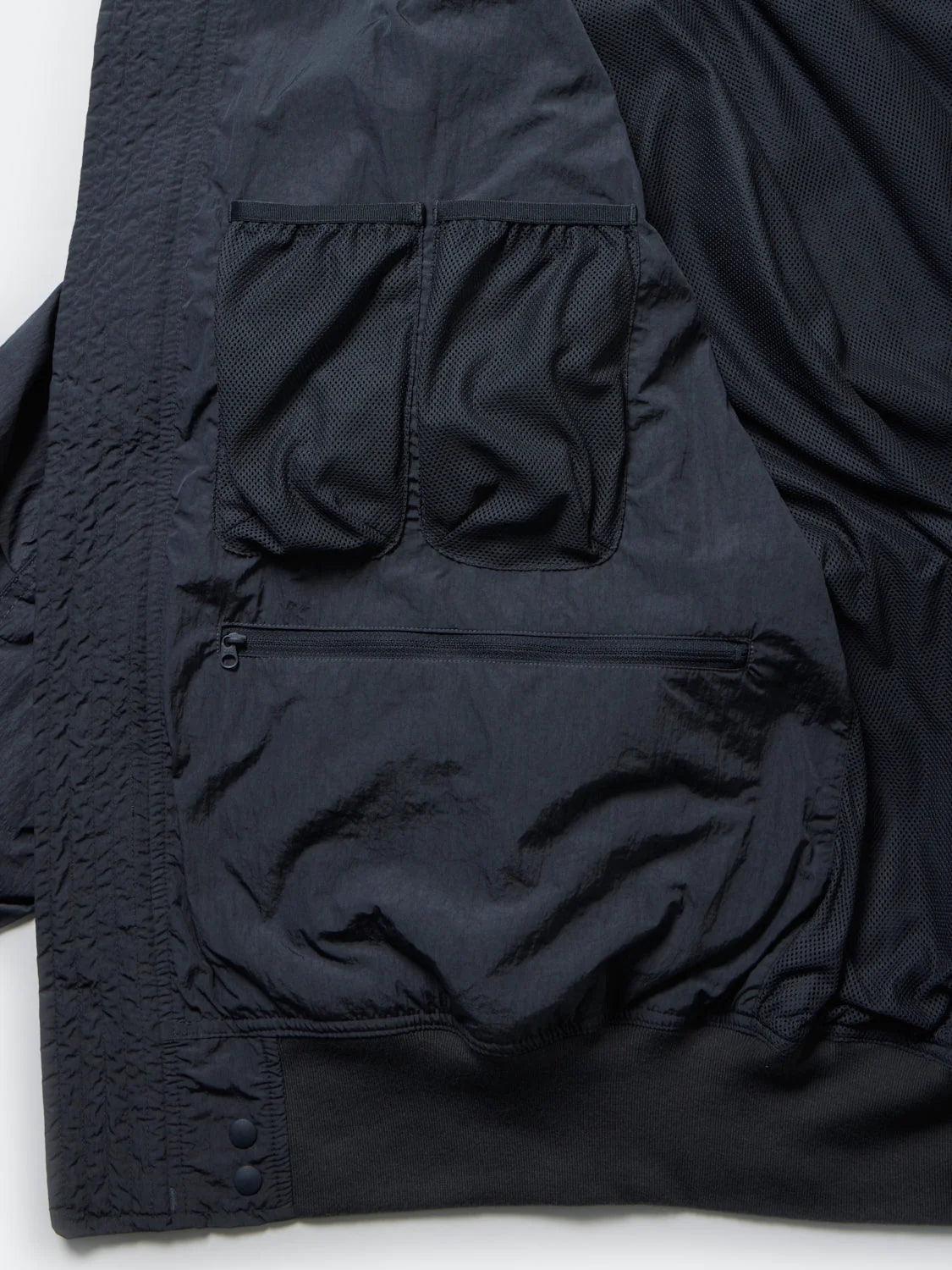 daiwa fishing hoodie nylon jacket black