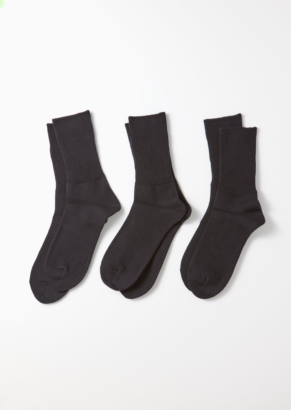 RoToTo ORGANIC DAILY 3 PACK RIBBED CREW SOCKS