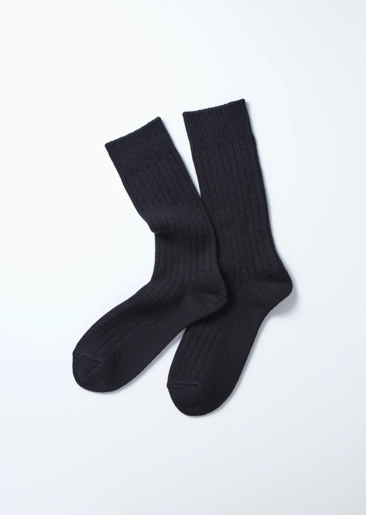 RoToTo COTTON WOOL RIBBED CREW SOCKS