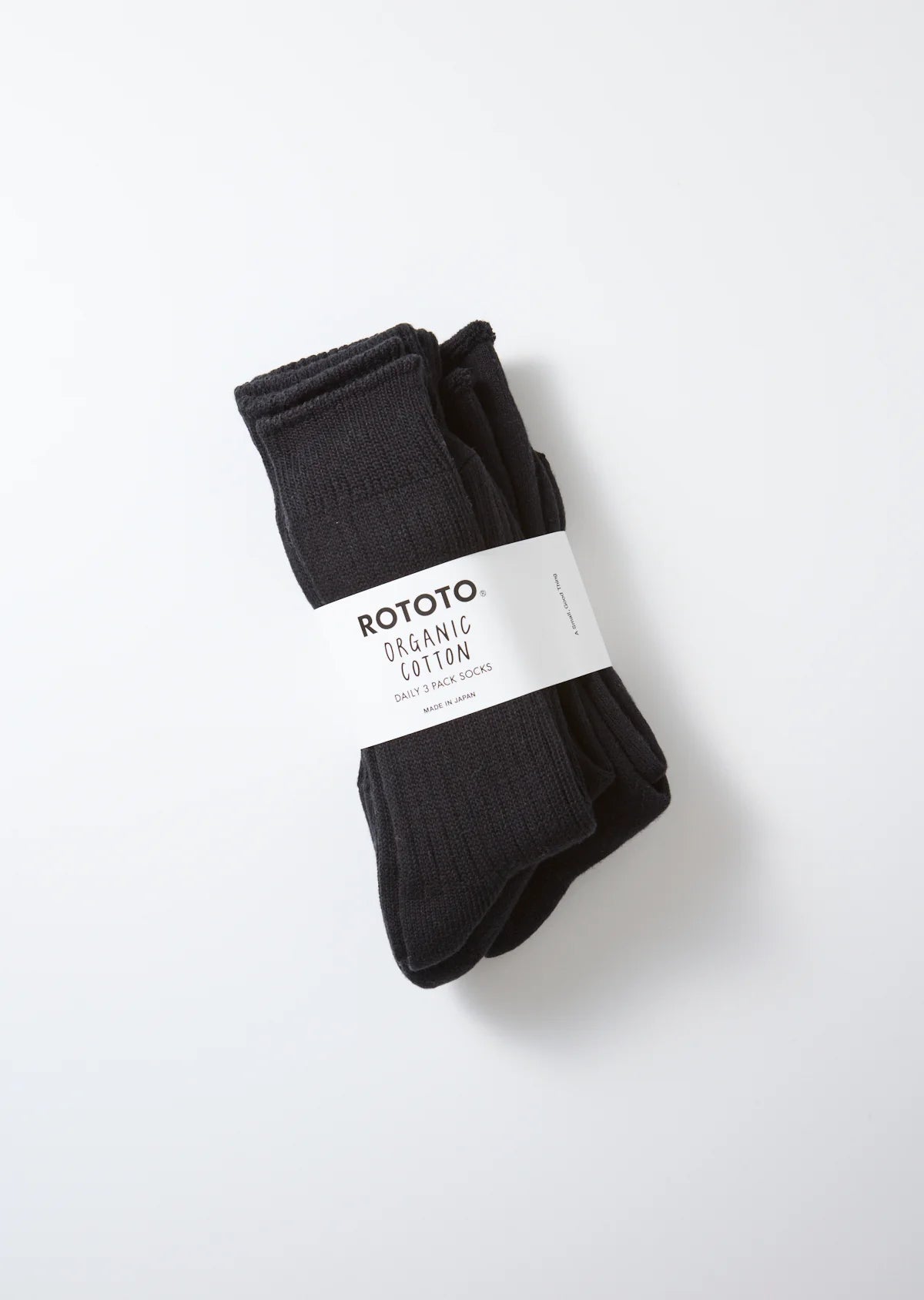 RoToTo ORGANIC DAILY 3 PACK CREW SOCKS