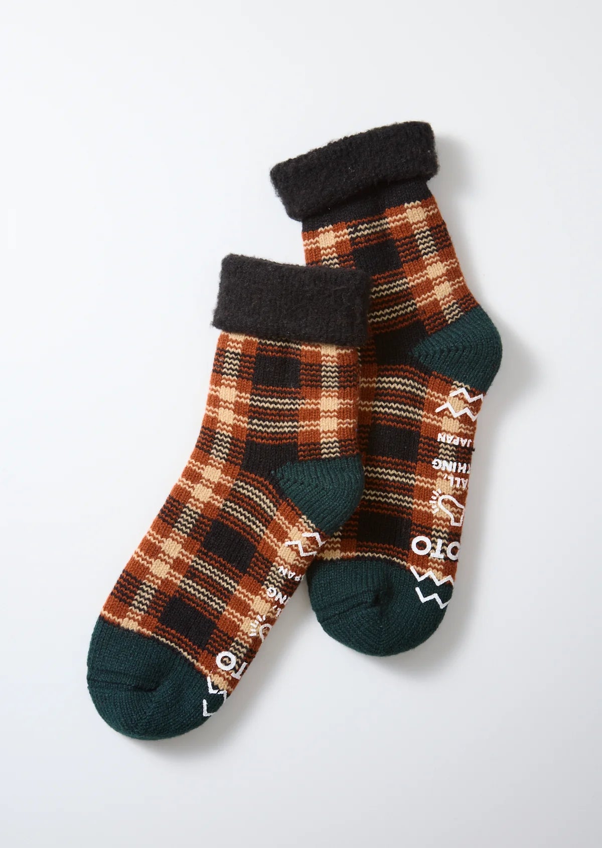 RoToTo COMFY ROOM SOCKS "CHECK"