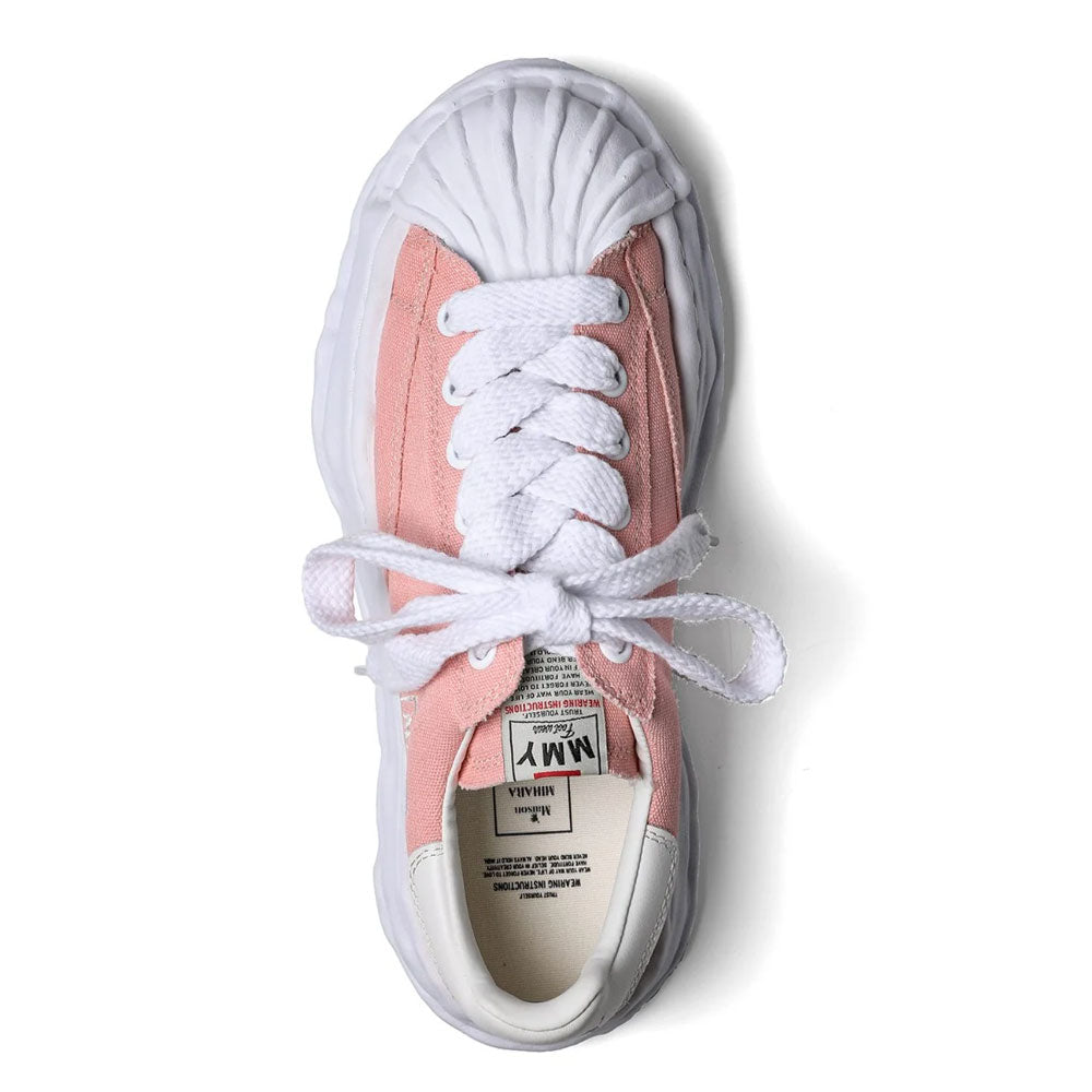 Maison MIHARA YASUHIRO BLAKEY Original Sole Canvas Lowtop Sneaker PINK