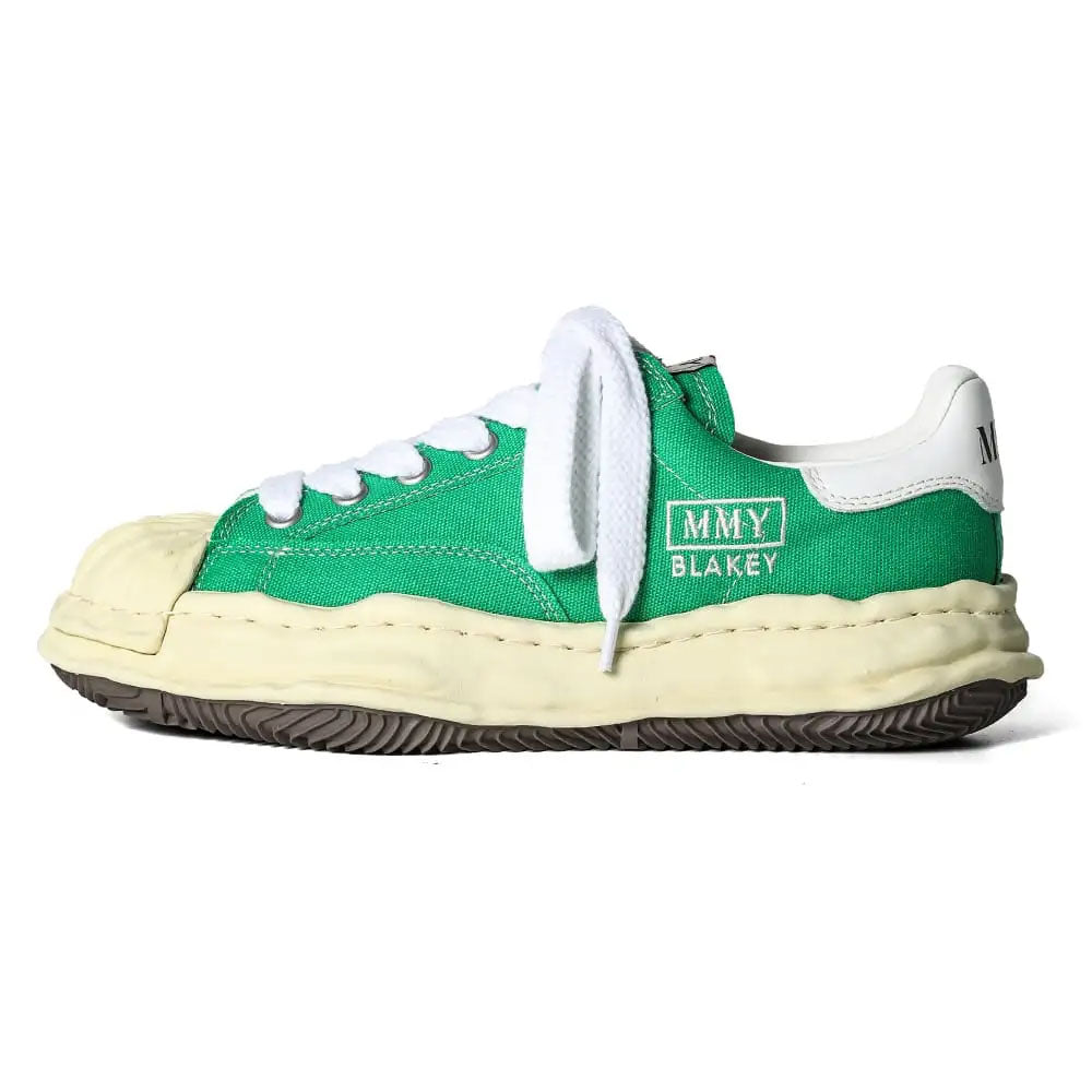 Maison MIHARA YASUHIRO BLAKEY Low Vintage Original Sole Canvas Lowtop Sneaker GREEN