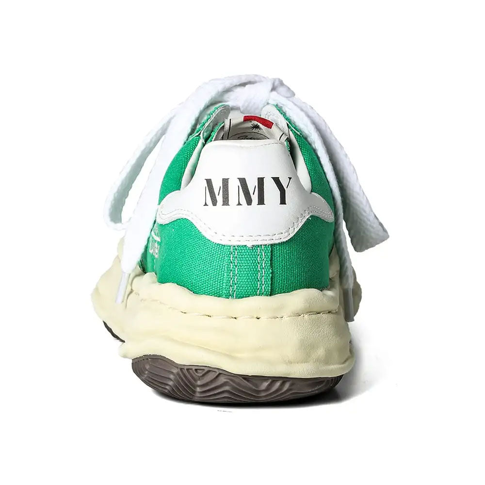 Maison MIHARA YASUHIRO BLAKEY Low Vintage Original Sole Canvas Lowtop Sneaker GREEN