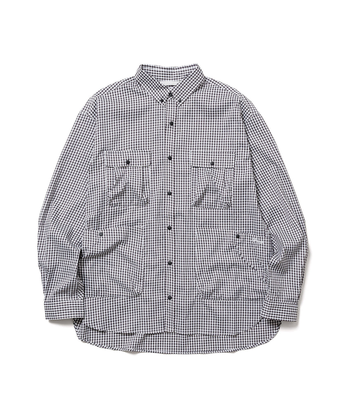 NANGA GINGHAM CHECK CAMP SHIRT