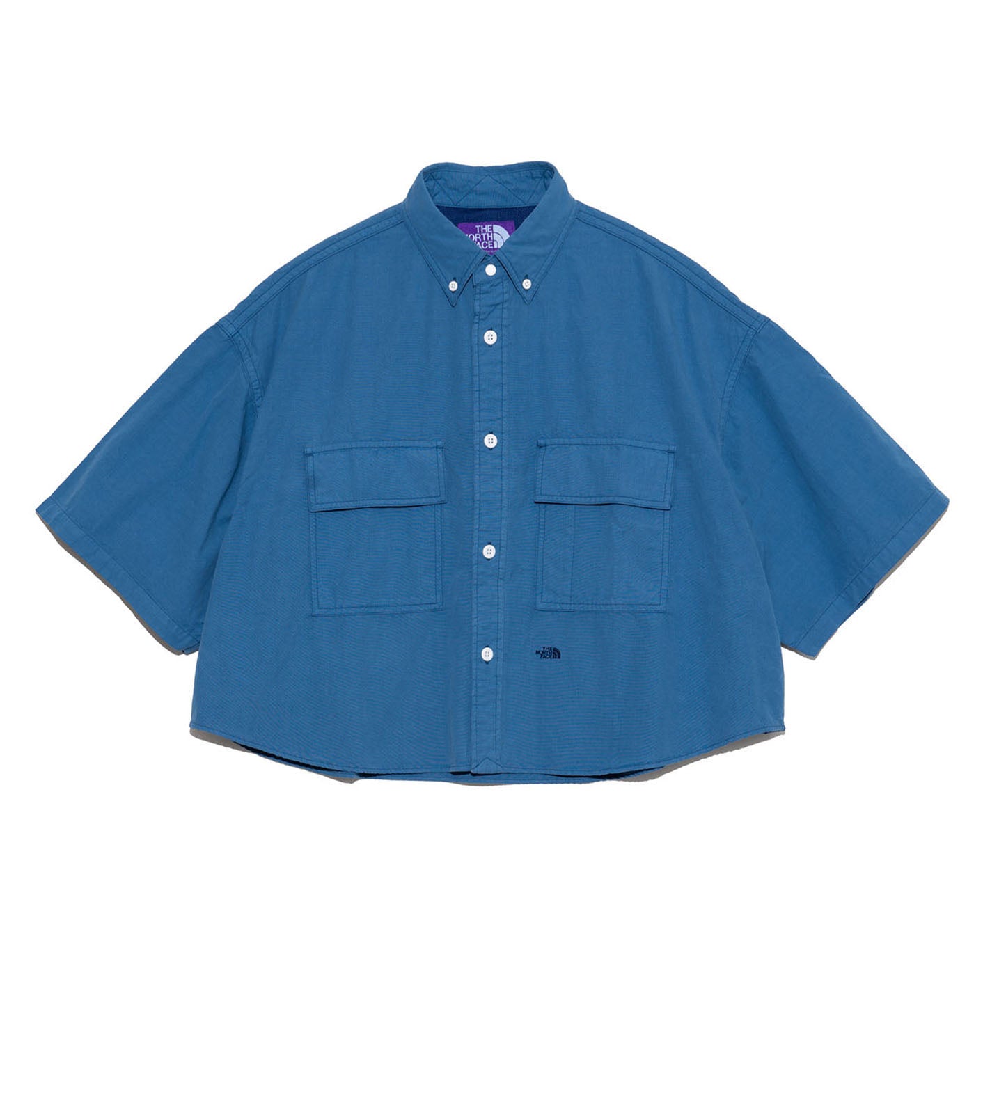 <Women's> THE NORTH FACE PURPLE LABEL Button Down Field S/S Cropped Shirt
