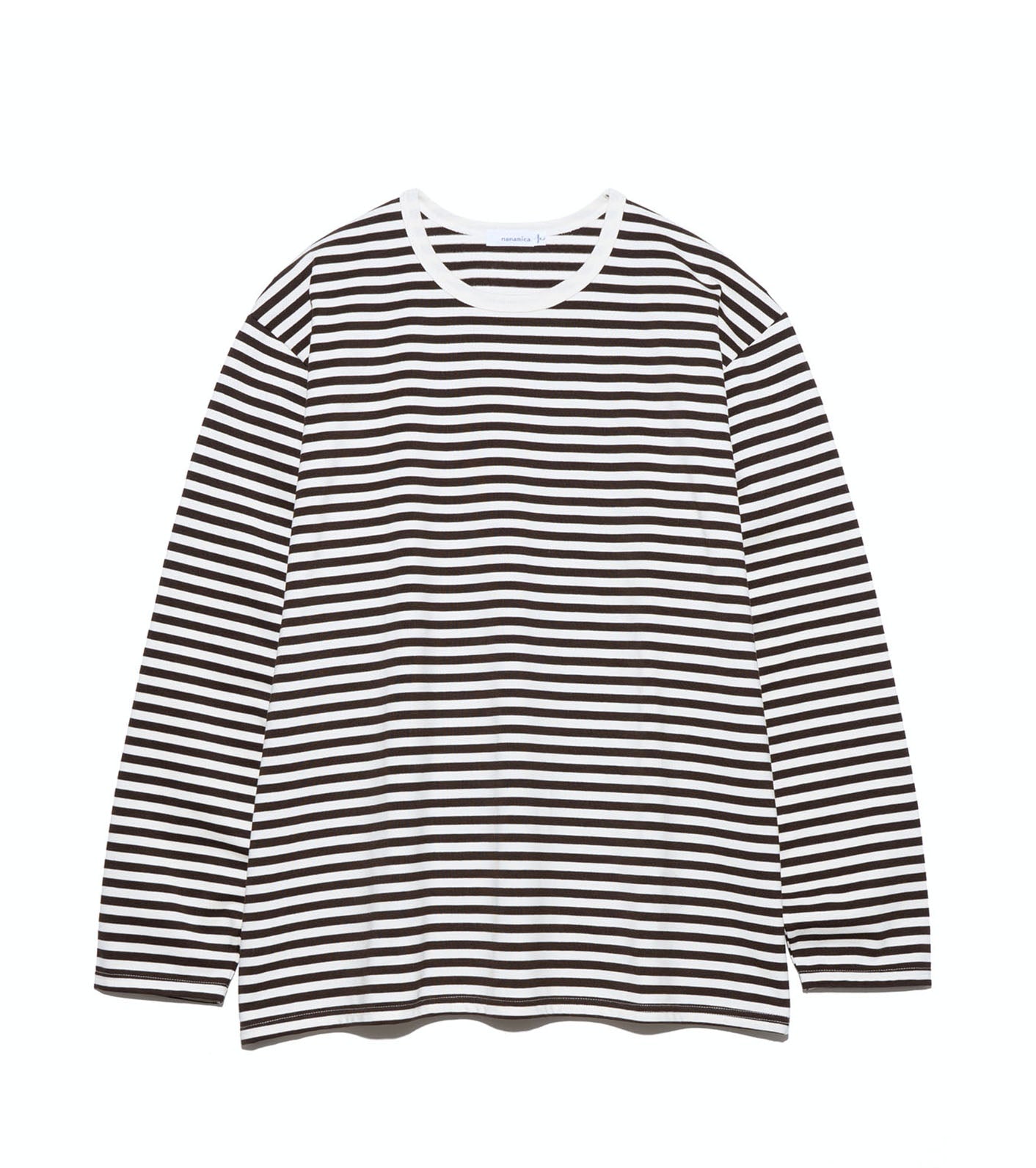 nanamica COOLMAX Stripe Jersey L/S Tee