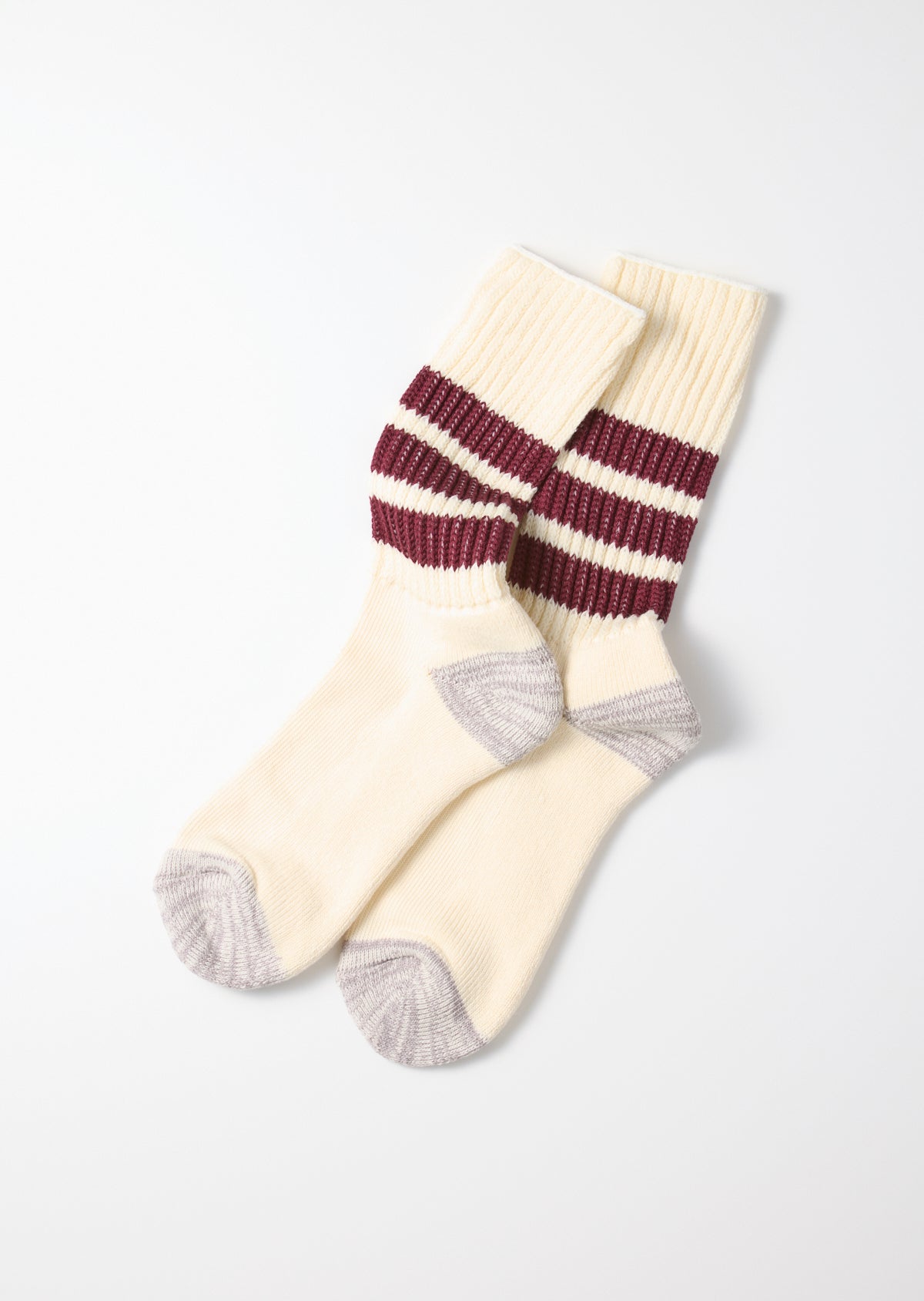 RoToTo COARSE RIBBED OLDSCHOOL CREW SOCKS