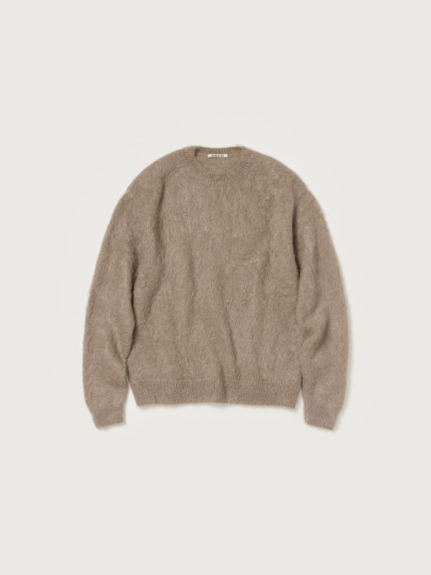 AURALEE BRUSHED SUPER KID MOHAIR KNIT P/O