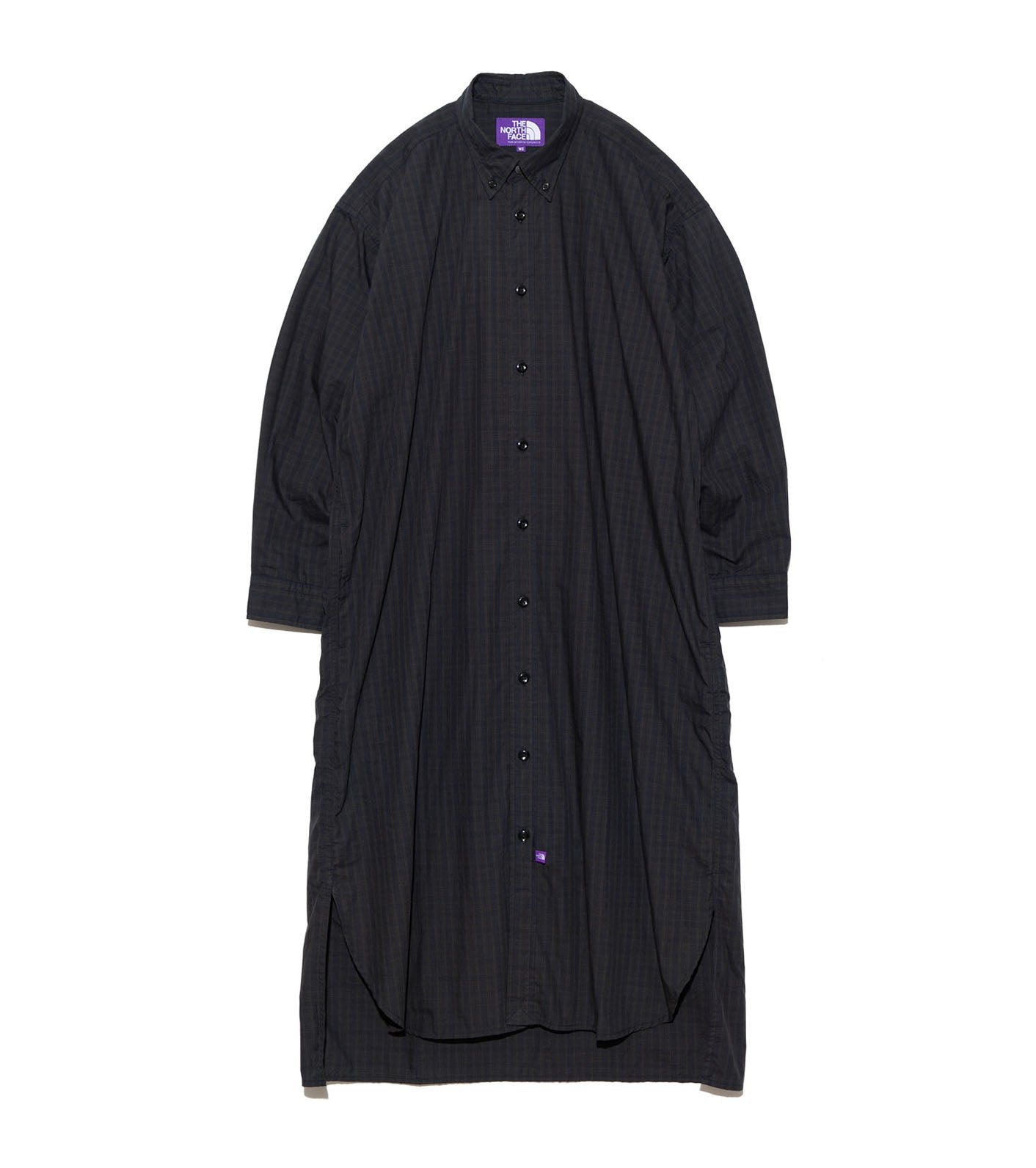 THE NORTH FACE PURPLE LABEL Button Down Plaid Field Shirt Dress