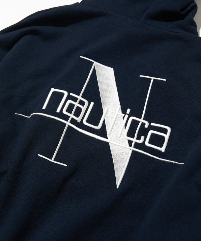 NAUTICA JAPAN Back Embroidery Logo Sweat Hoodie