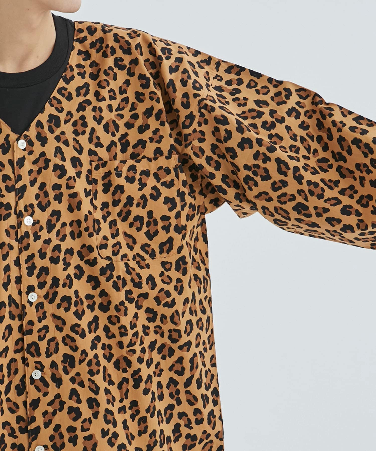 WACKO MARIA BlackEyePatch / LEOPARD DABO SHIRT